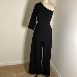 New York & Company One Shoulder Jumpsuit 7THAvenue
